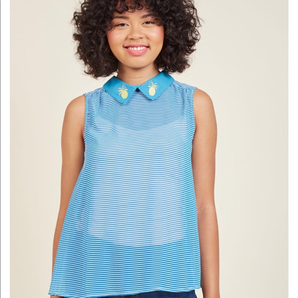 ModCloth Pineapple Shirt